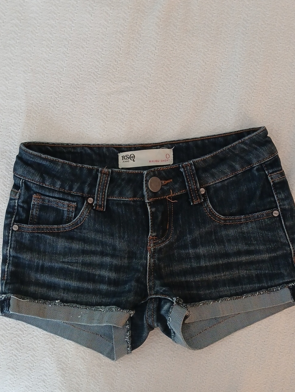 RSQ Dark Blue Denim Malibu Women's Shorts Size 0